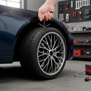 Kit Reparo Pneu + Bomba de Encher Pneu Mini Compressor Portátil