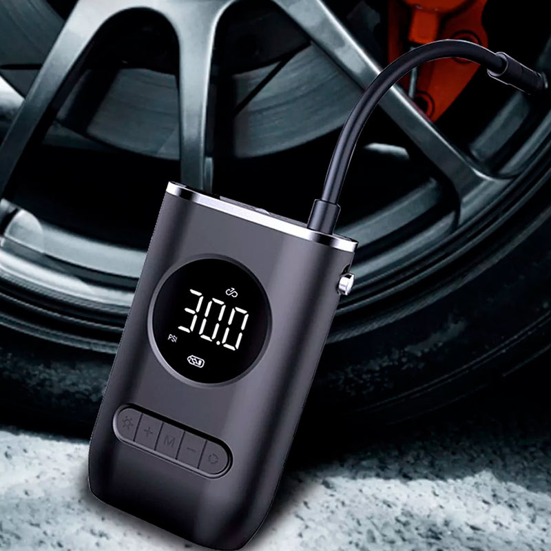 Mini Compressor Bomba de Encher Pneu Portátil