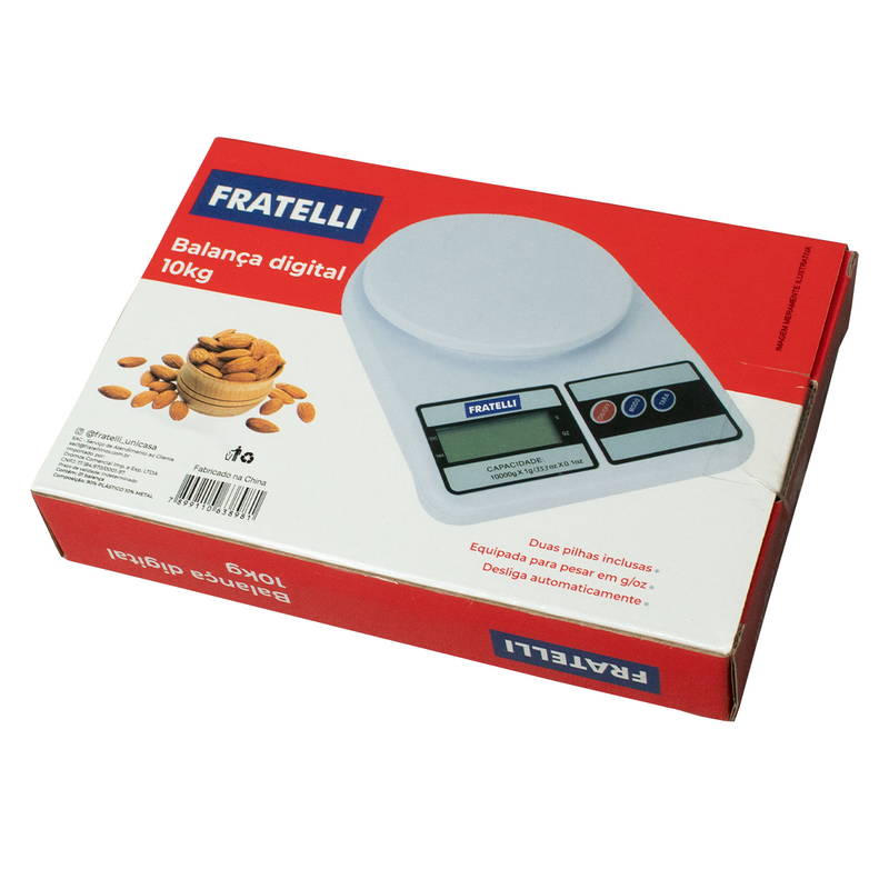 Balança de Cozinha 10 Kg Precisão