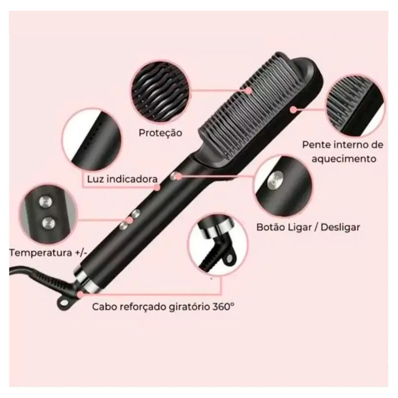 Escova Alisadora de Cabelo