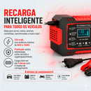 Kit Mini Compressor Portátil + Carregador De Bateria Automotivo