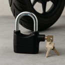 Cadeado Com Alarme Antifurto Moto, Bike, Portões