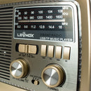 Rádio Retrô Estilo Vintage Bluetooth, USB, FM