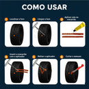 Kit Mini Compressor Portátil + Kit Reparo Premium Maleta